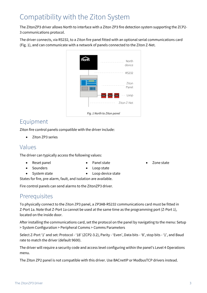 Preview thumbnail of page 3 of the ZitonZP3 Driver Manual PDF document.